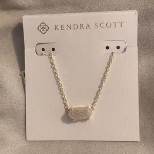 Kendra Scott Gold with Drusy necklace